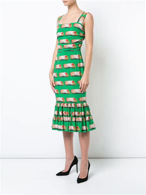 dolce gabbana cannoli dress|net a porter dolce and gabbana.